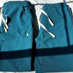 FIGS CARIBBEAN BLUE SCRUB PANTS